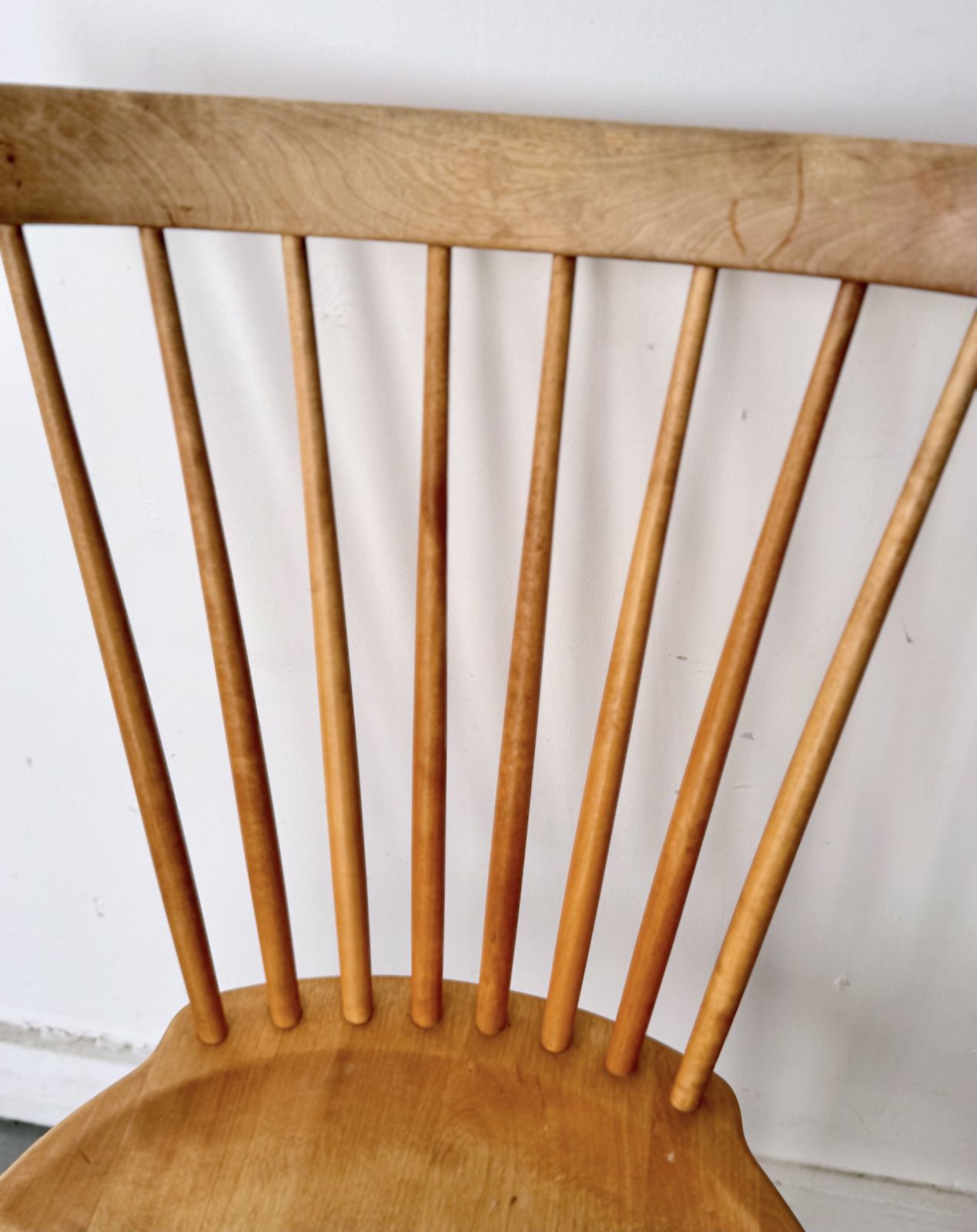 Furniture Pair Of Vintage Swedish Dining Chairs By Carl Malmsten photo