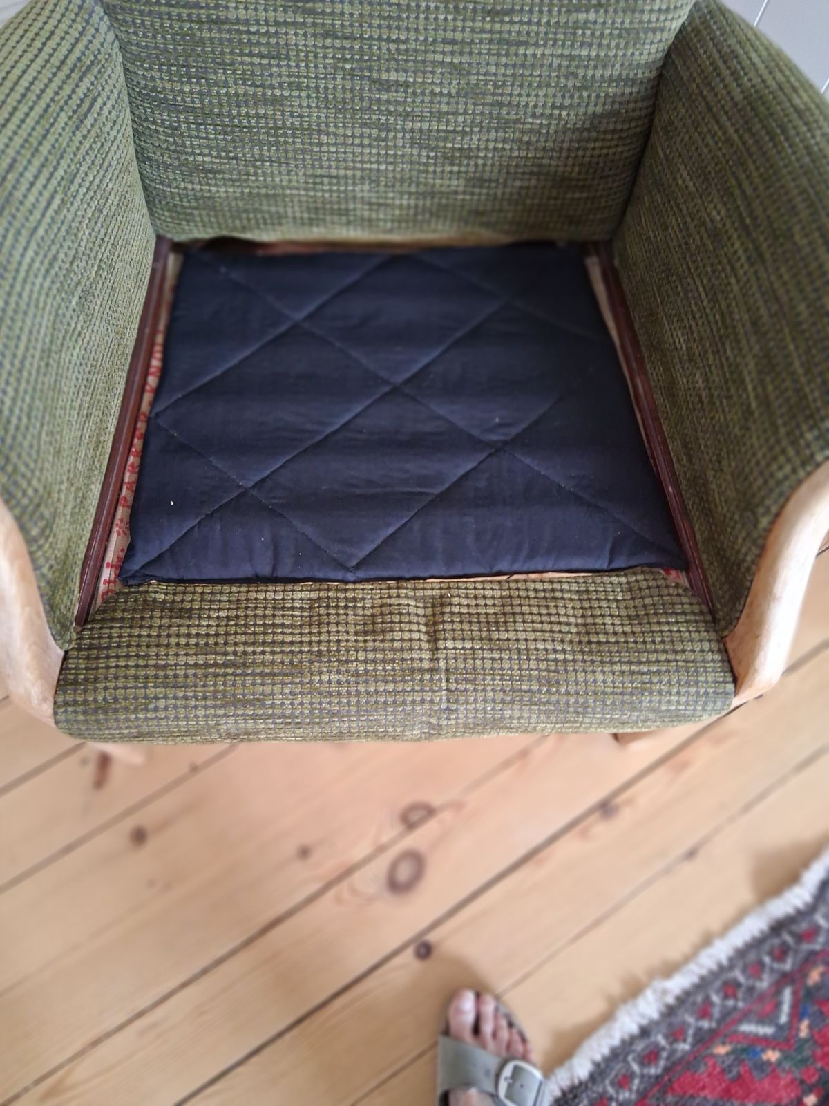 Pair Of 1960's Fully Re Upholstered Parker Knoll Small Armchairs/Accent Chairs photo 350.0