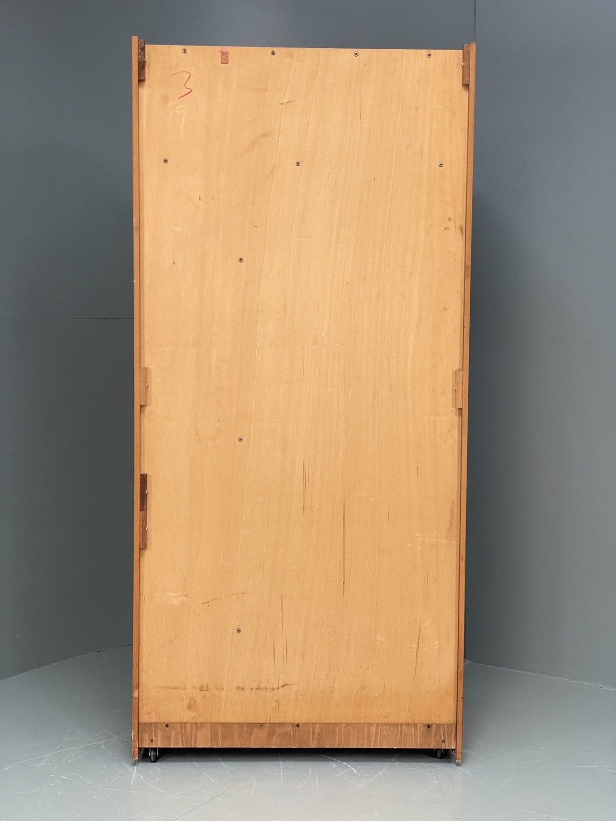 photo vintage Vintage Austinsuite Teak Wardrobe Retro 1970s Shelves Clothes Cupboard Eb12078
