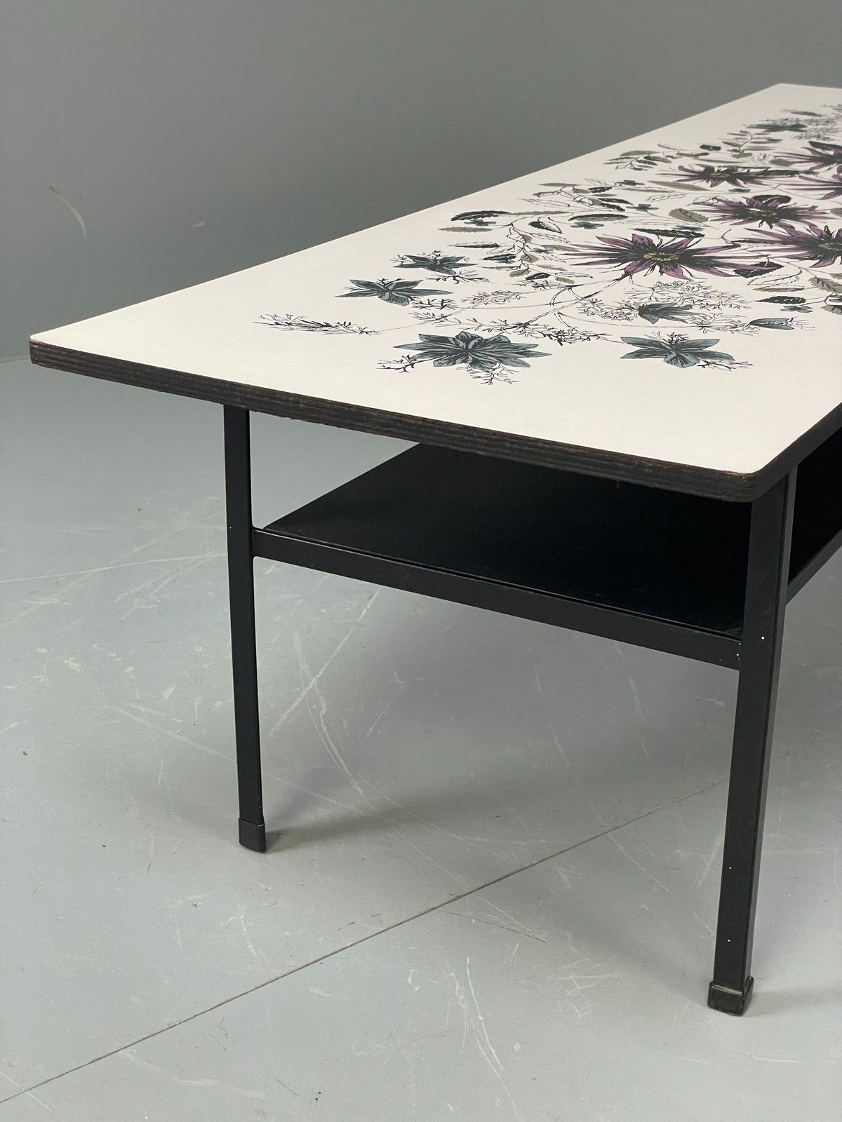 Vintage Habitat Coffee Table 1960s John Piper Design Floral Retro Eb12083 photo Furniture