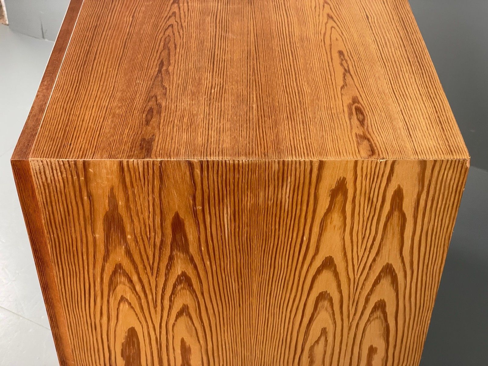 Furniture Vintage Danish Pine Cabinet By Viborg Møbler 1970s Drawers Shelving Eb10846 photo