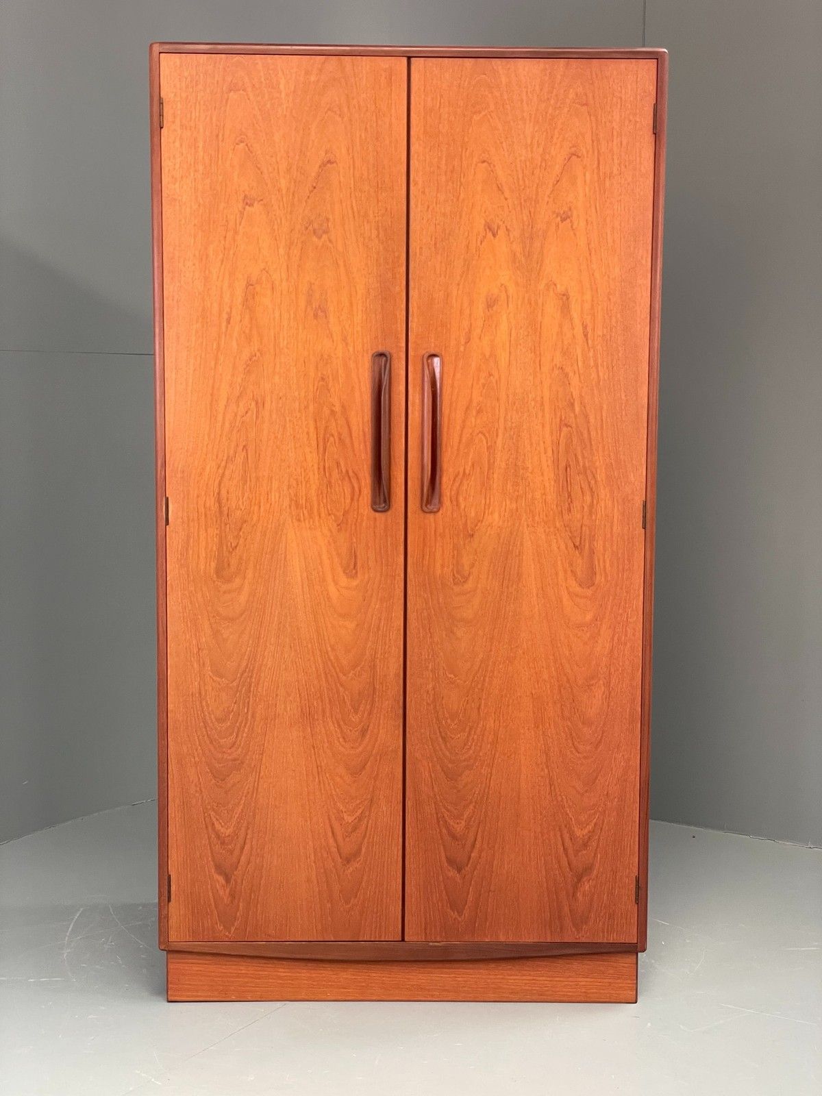 Vintage G Plan Teak Wardrobe Clothes Rail Shelves Mid Century Eb12206