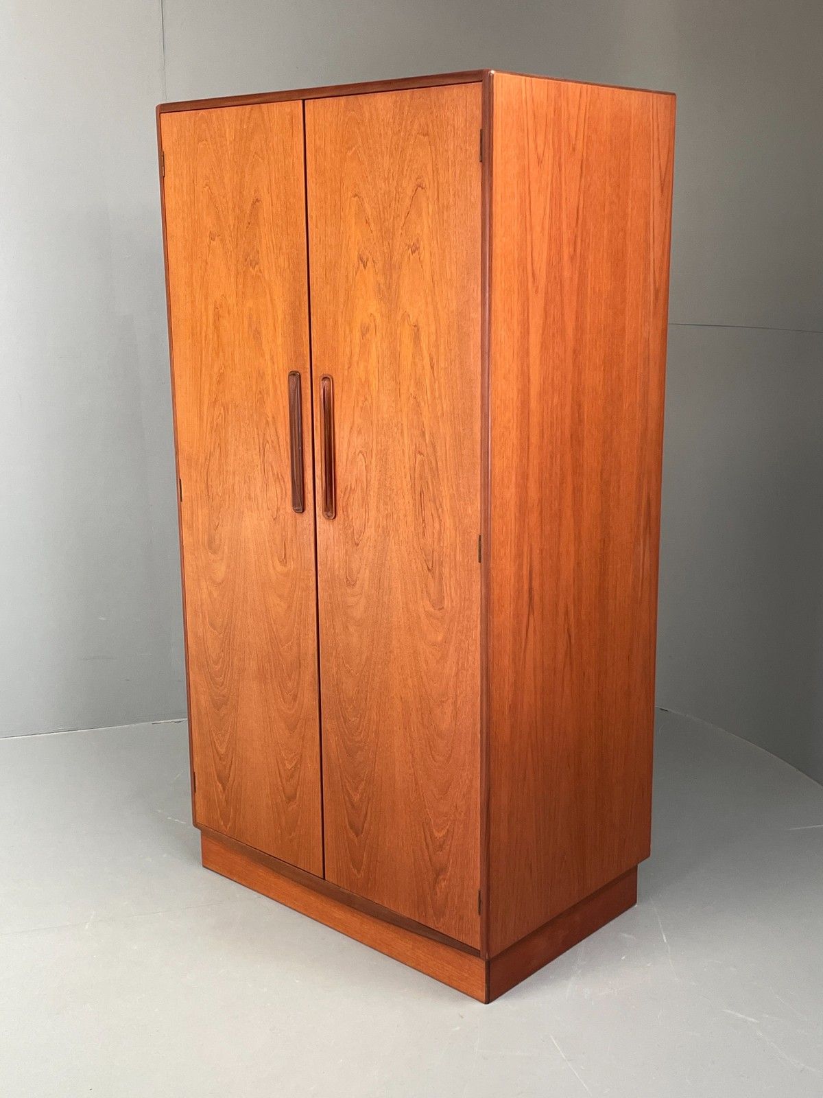 Vintage G Plan Teak Wardrobe Clothes Rail Shelves Mid Century Eb12206 photo buy