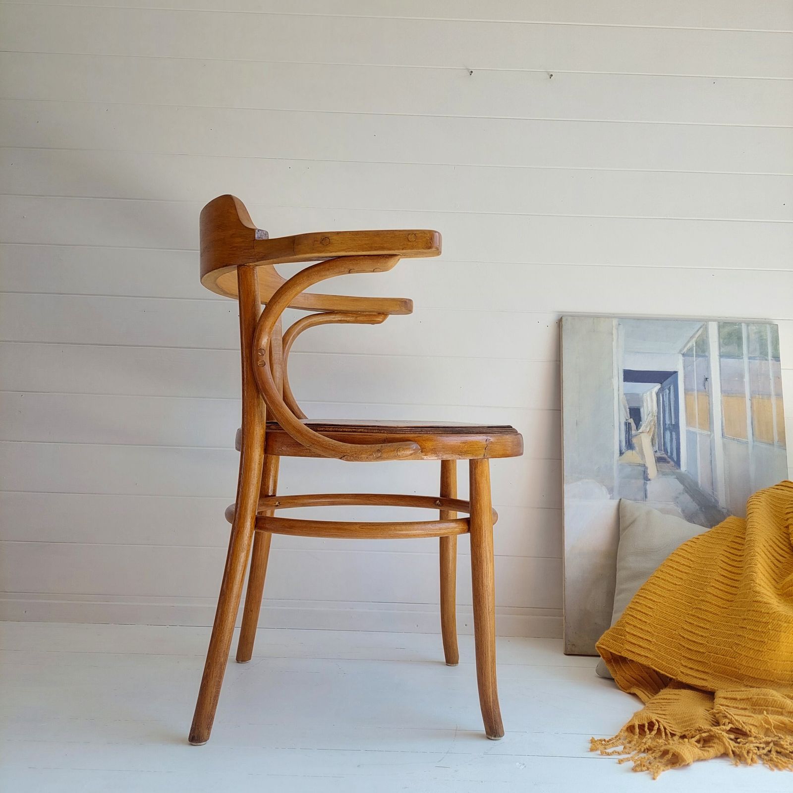 Art Deco Thonet 233 Bentwood Dinning Chair Office Armchair 1920s photo furniture