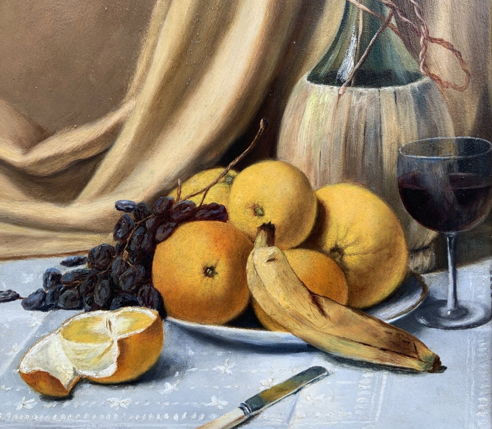 Museum Quality Still Life Oil Painting Edwardian Antique Signed Original (2of2) photo 465.0