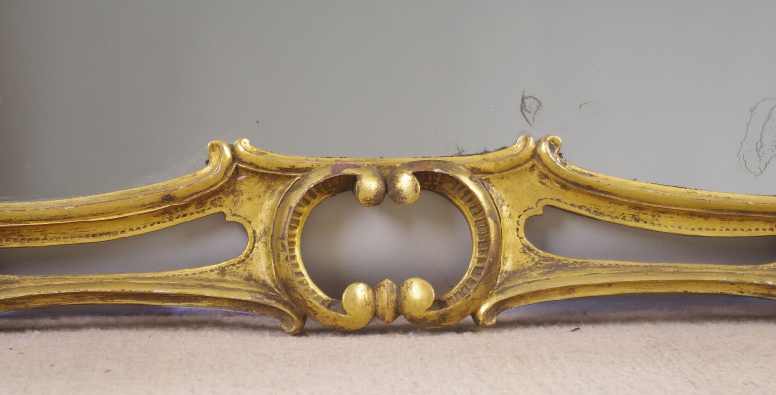 Home Decor 19th Century Chinese Chippendale Style Giltwood Overmantle Mirror photo