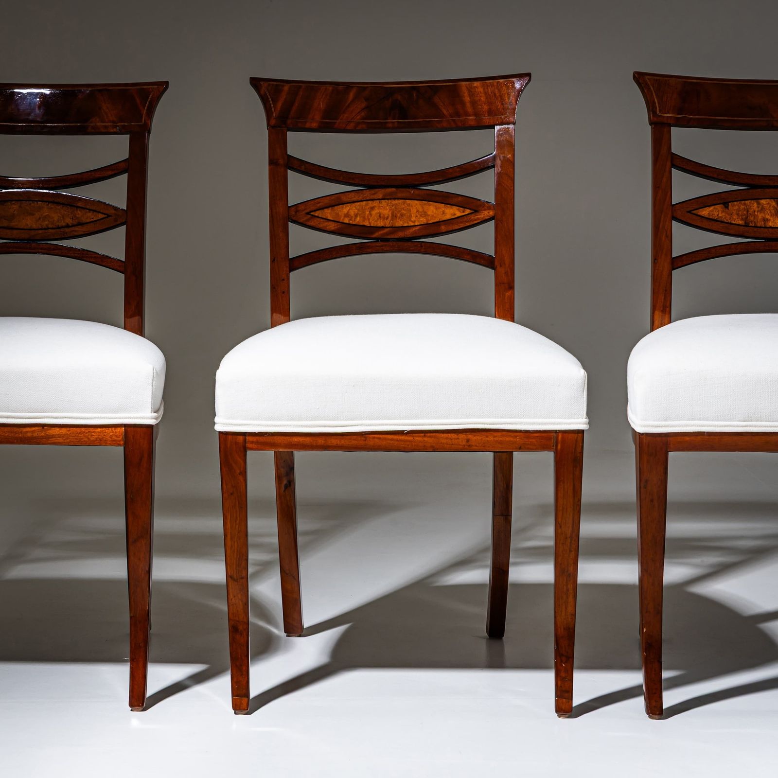 Set van vier Biedermeier stoelen, eerste helft 19e eeuw photo 3815.0