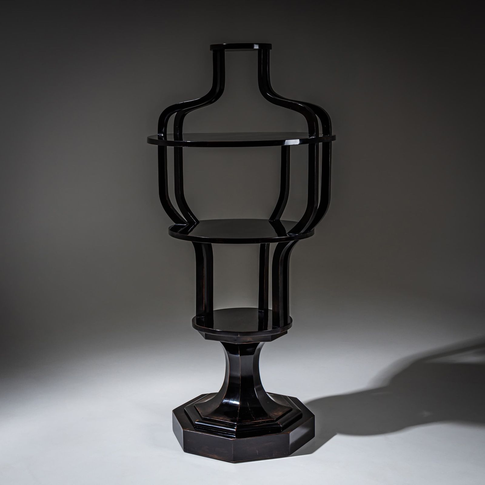 Ebonized étagère, Vienna, 1st Half 19th Century photo for sale