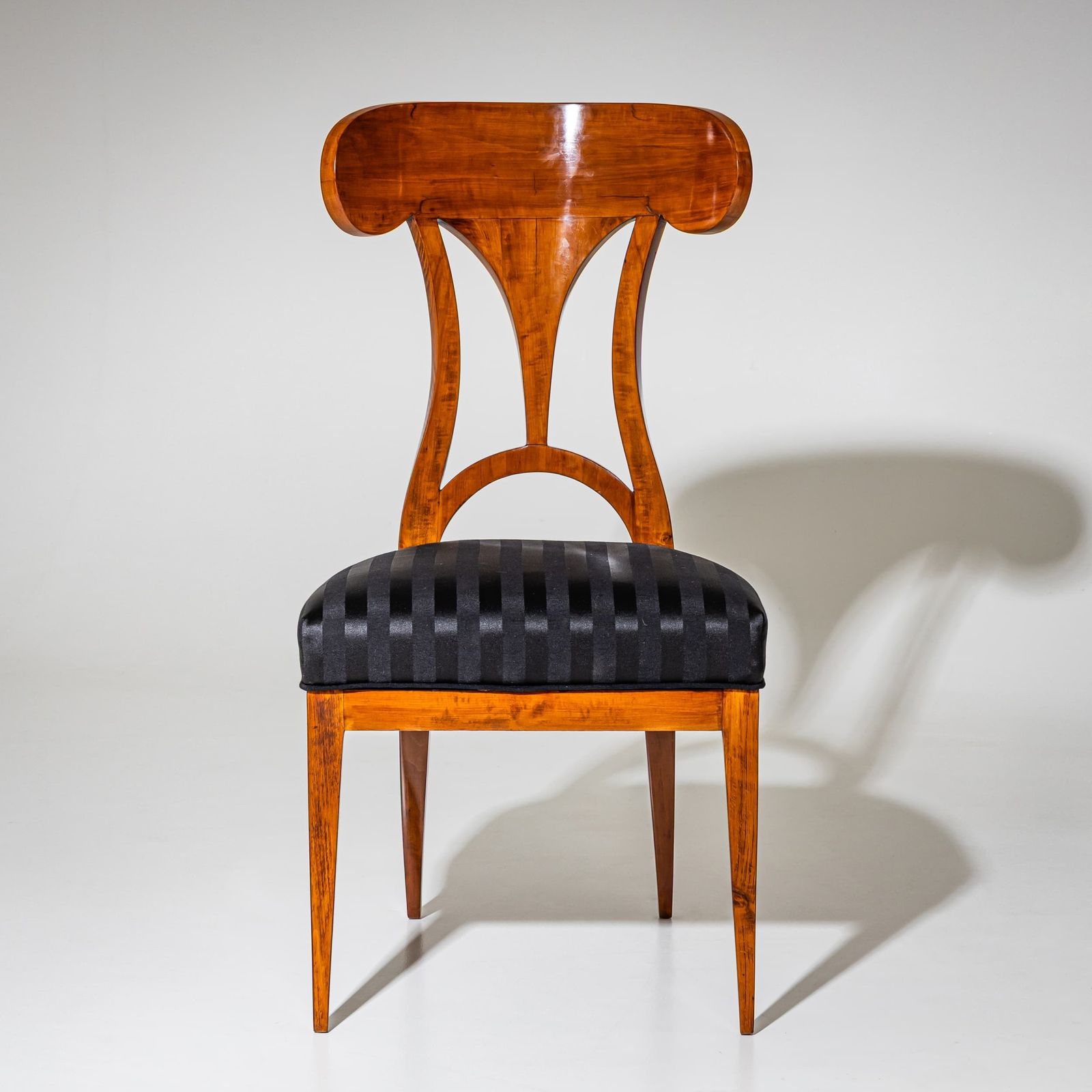 Set Of Six Biedermeier Shovel Back Chairs, Circa 1820 photo buy