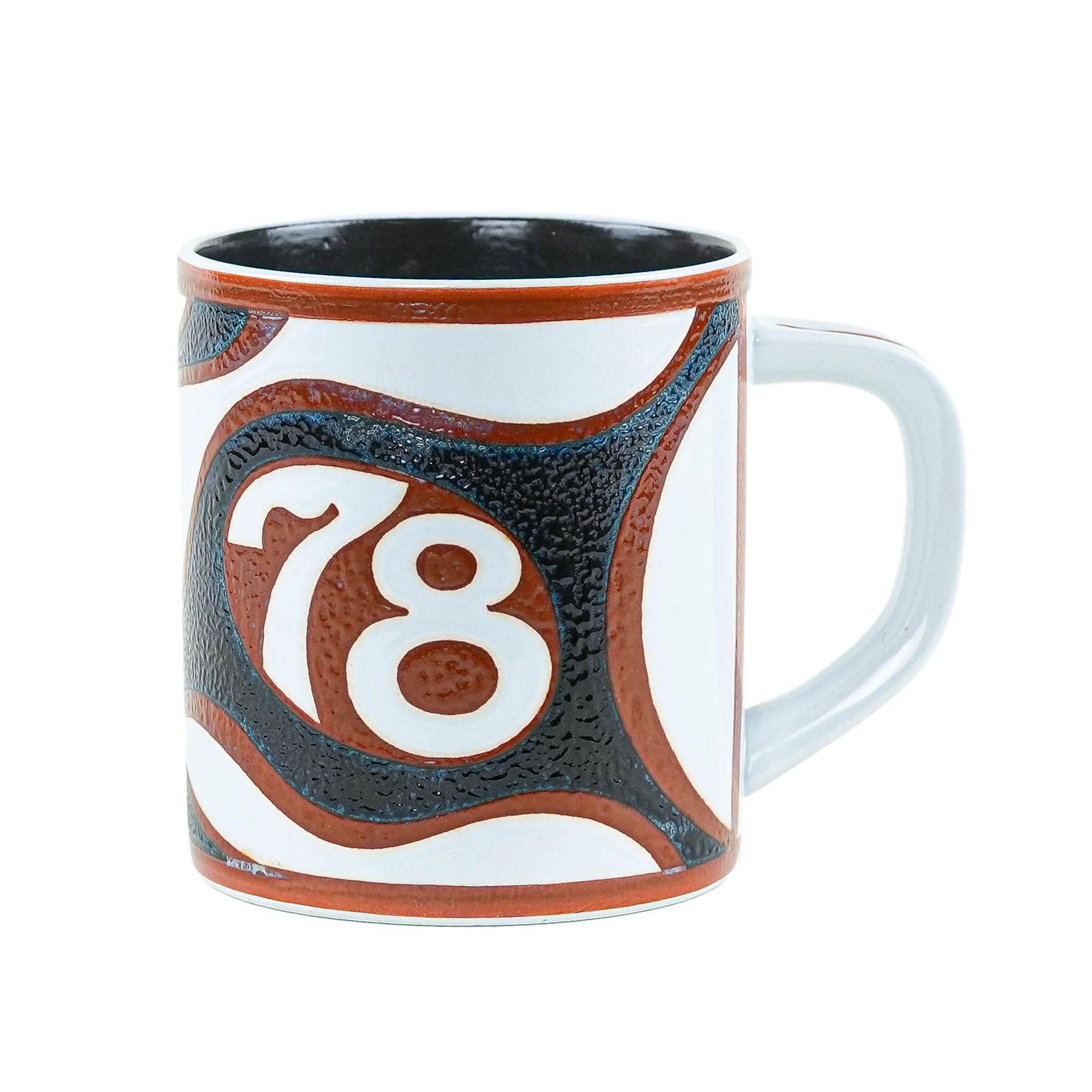 Keramische mok, Deens design, 1978, ontwerper: Bo Kristiansen, fabrikant: Royal Copenhagen
