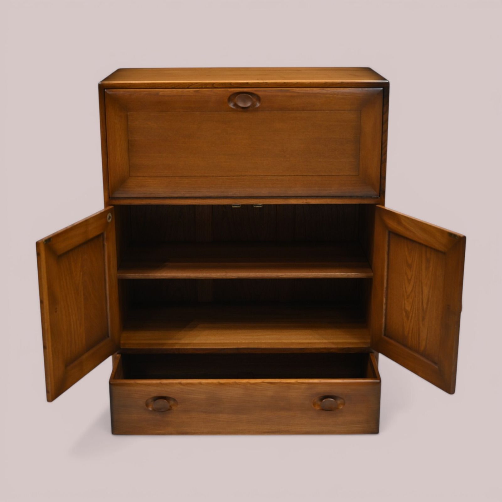 Furniture Ercol Drinks Cabinet Golden Dawn Exc Free Uk Delivery photo