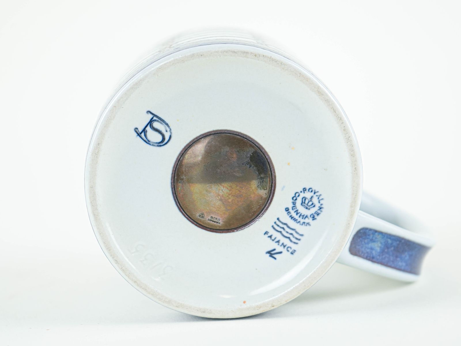 Porseleinen mok, Deens design, jaren 1970, fabrikant: Royal Copenhagen photo 279.0