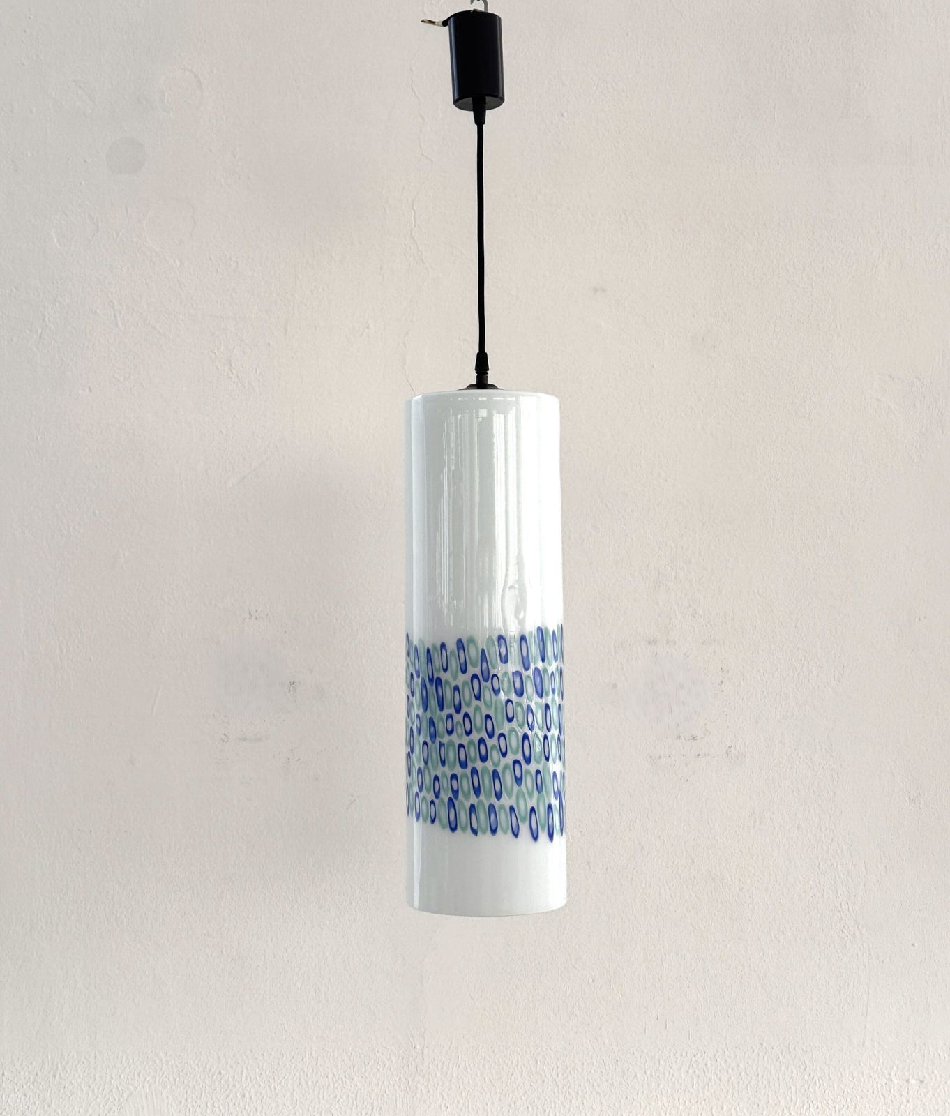Italian Murano Glass Pendant Fixture By Peter Pelzel For Vistosi, 1970s photo 1400.0