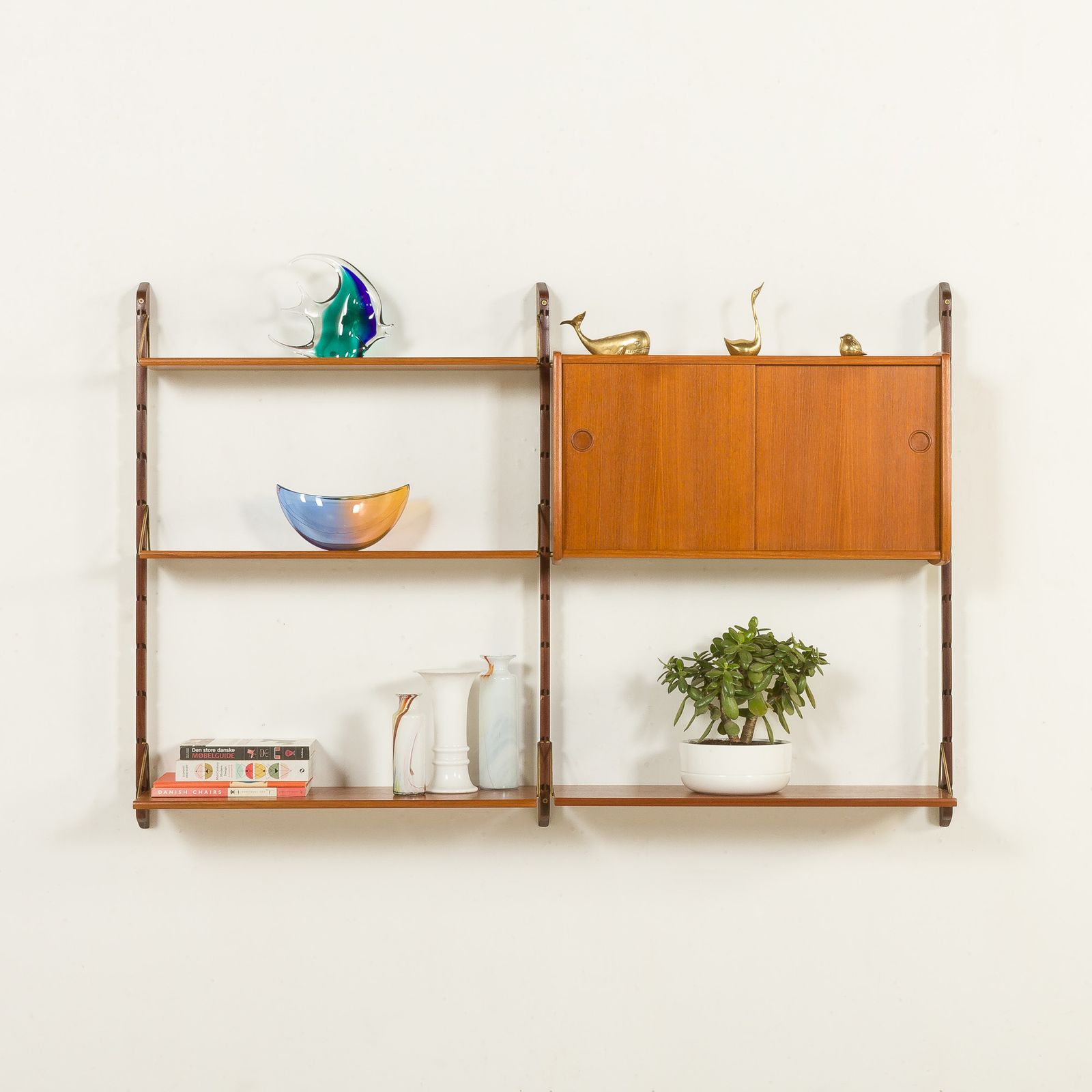 Small Ergo Teak Wall Unit By John Texmon, Norway 1960s photo Furniture