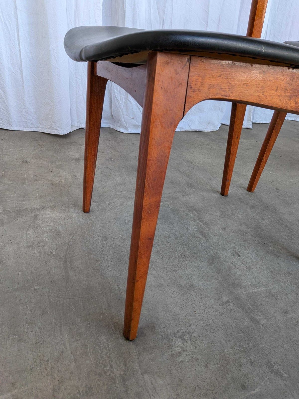 photo for sale Set Of 3 Vintage Stol Kamnik Dining Chair: 1970s Yugoslavian Mid Century Modern