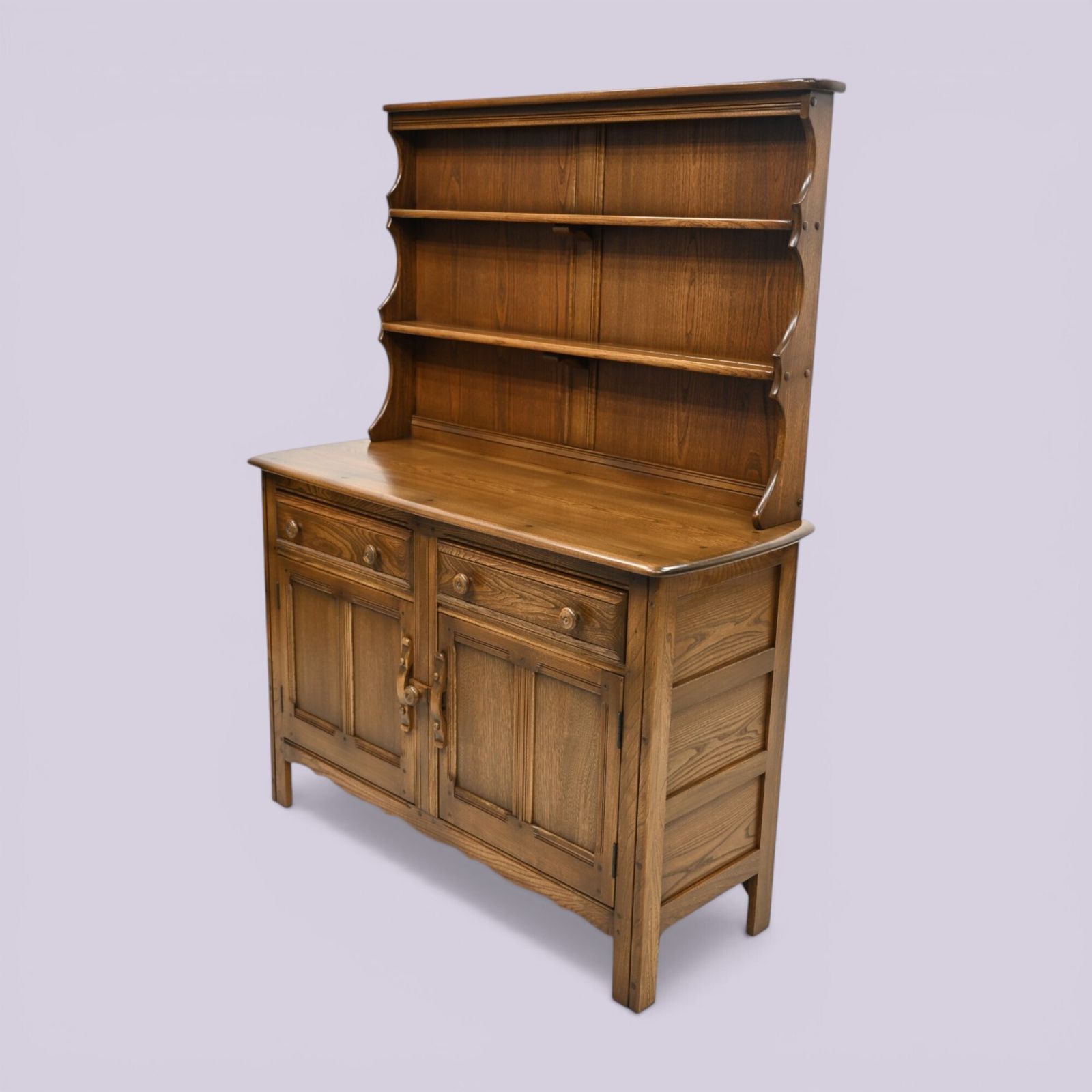 Ercol Welsh Dresser Sideboard Top Shelving Golden Dawn 1970s Free Uk Delivery photo furniture