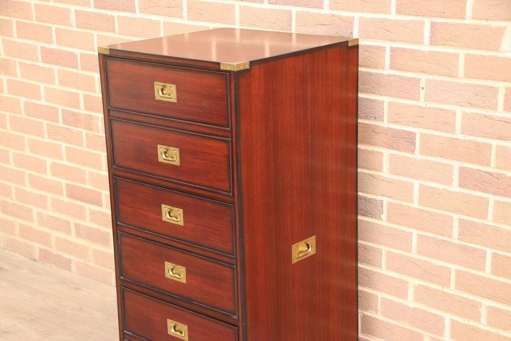 Mahogany Campaign Tallboy photo Furniture
