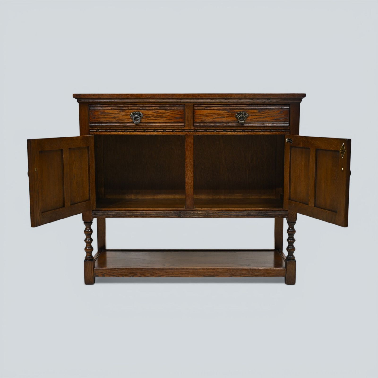 photo buy Old Charm Cupboard/Server Light Oak Finish #2241 Free Uk Delivery*