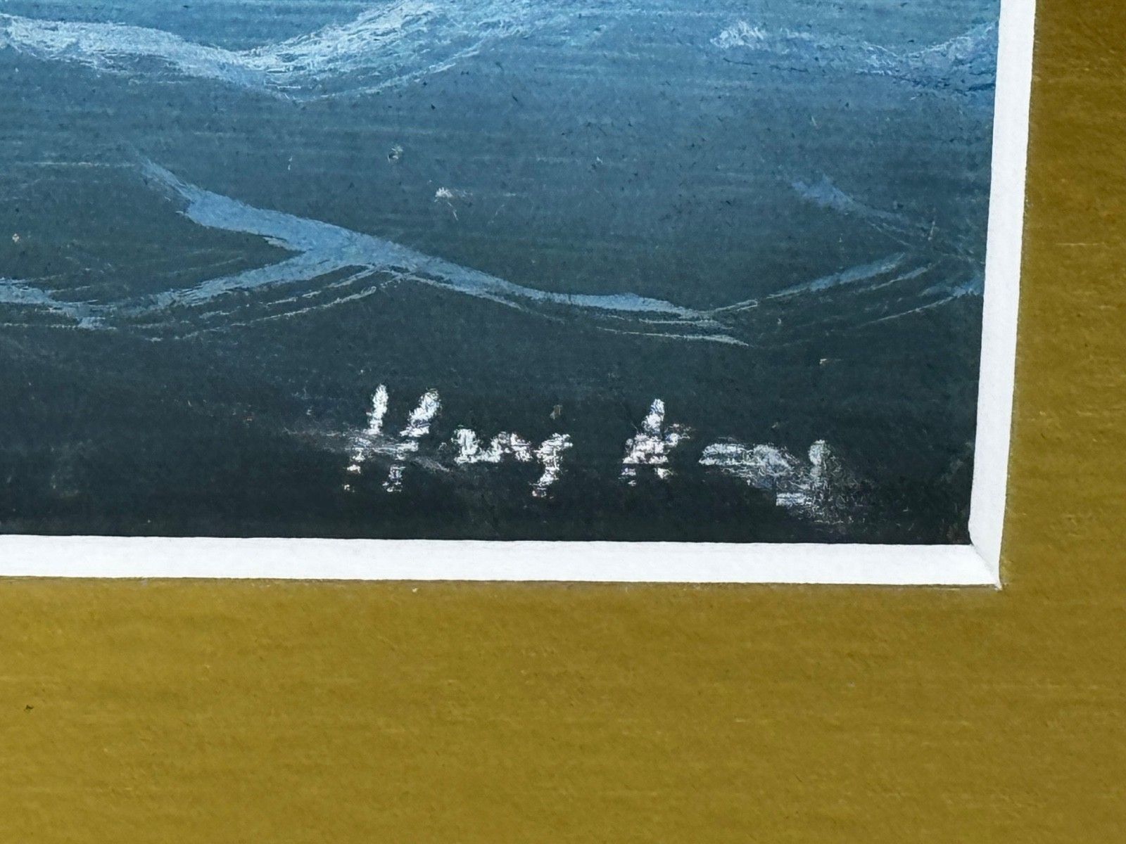 Marine Painting Inbound Junk At Mouth Of Pearl River Hong Kong Attributed Ah Hee Studio C1914 photo buy