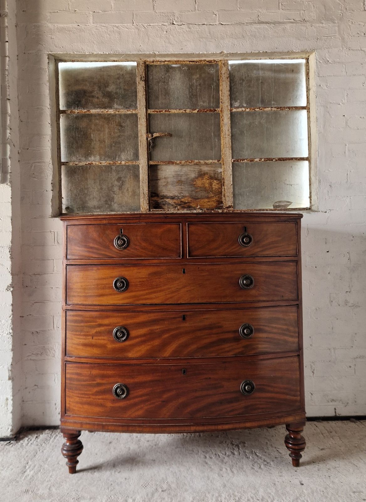 Antique Mahogany Chest Of Drawers