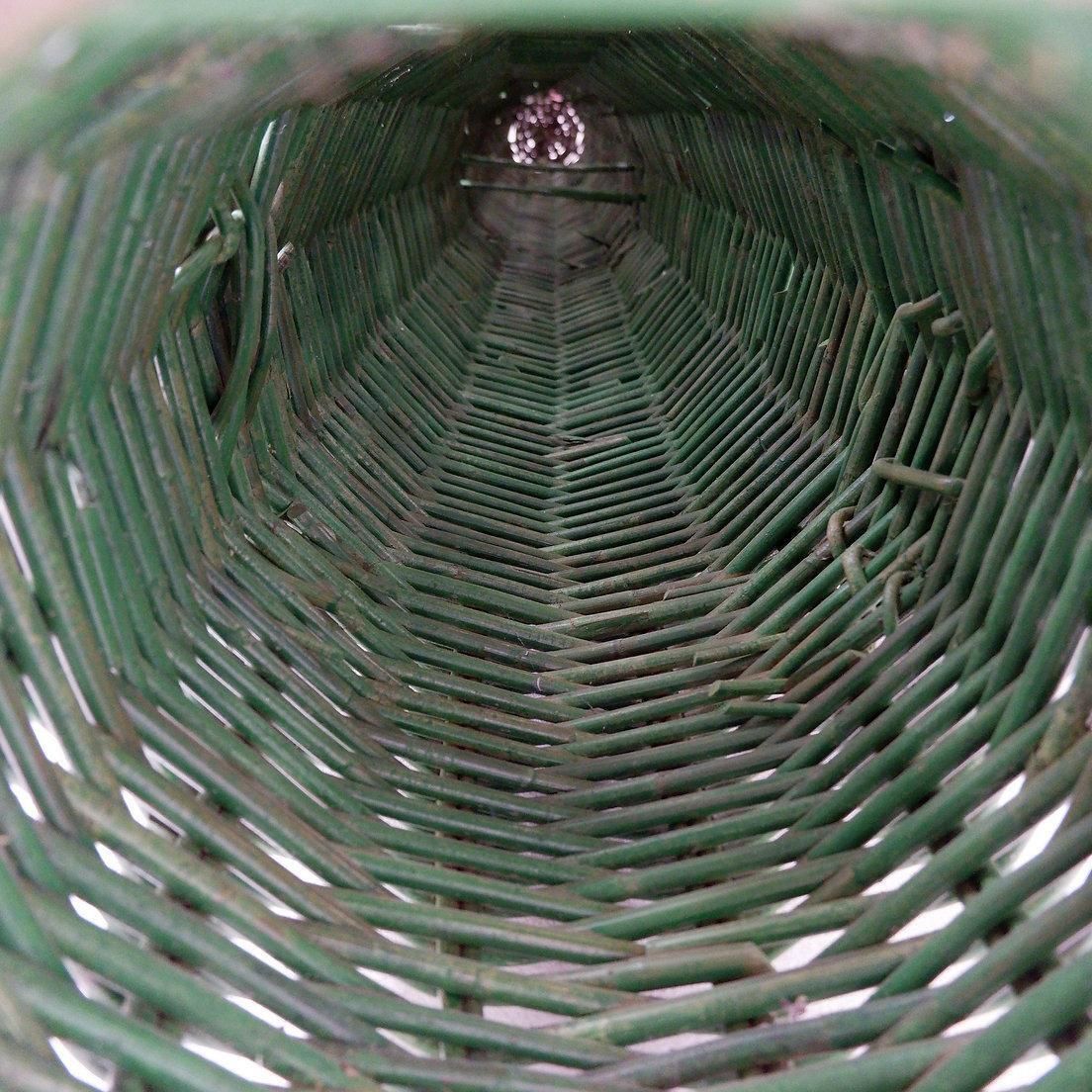804.0 Hand Woven Rattan Saguaro Cactus Sculpture 1970s photo