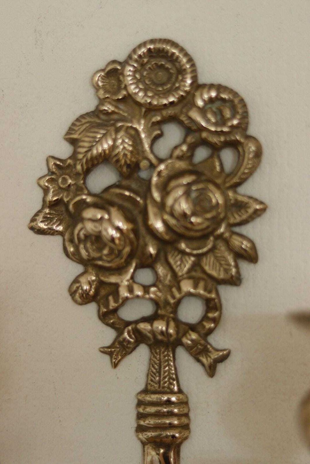 photo vinterior Pair Of Antique Swedish  Brass Sconces