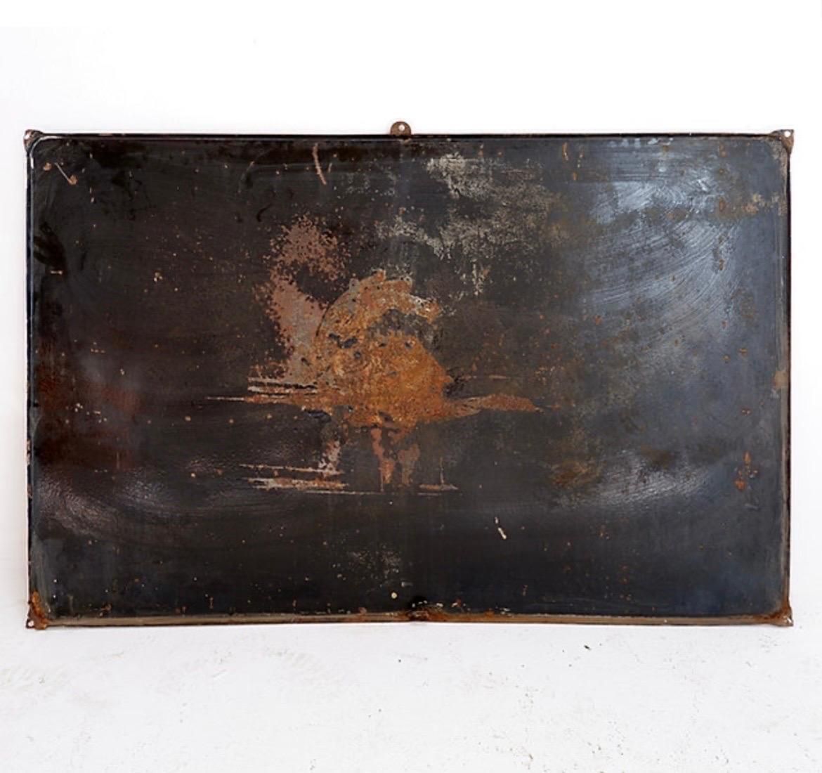 Vintage Enamel Rossi Advertising Sign photo for sale