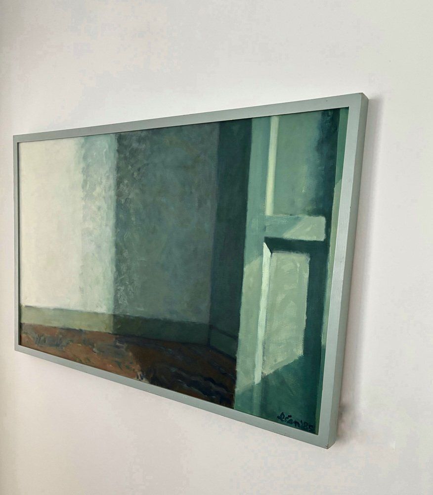 Leon Spierenburg  Atelier 1985 Oil On Canvas photo 2552.0