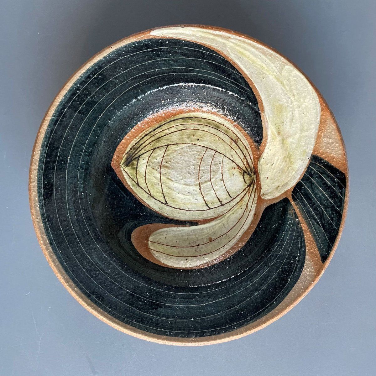 Stoneware Plates By Noomi Backhausen For Soholm Stentoj, 1970s, Set Of 2 photo buy