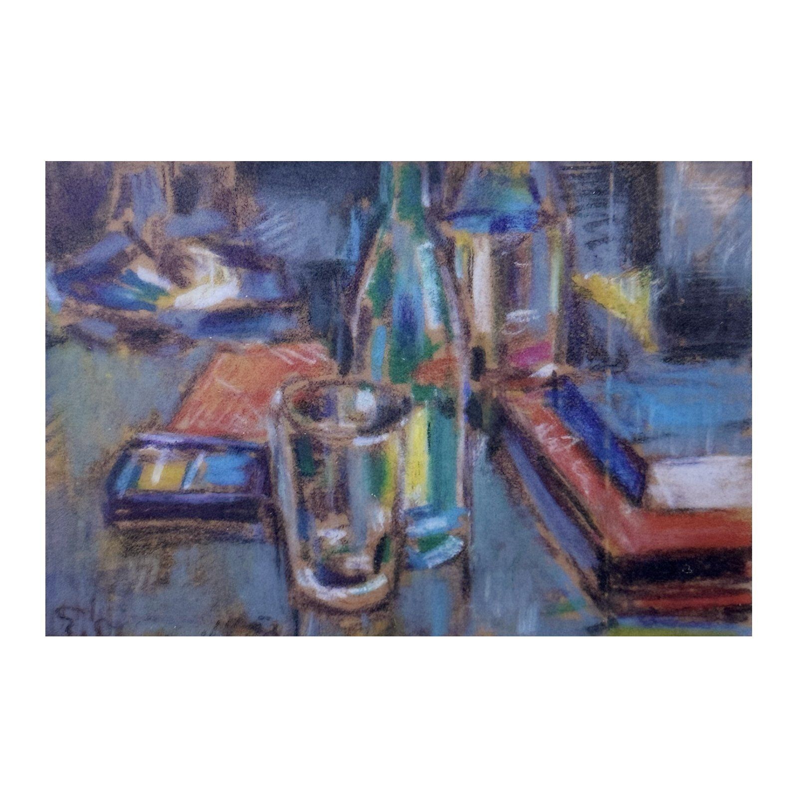 Still Life In Pastel, 1950s, By Edvin Ollers photo furniture
