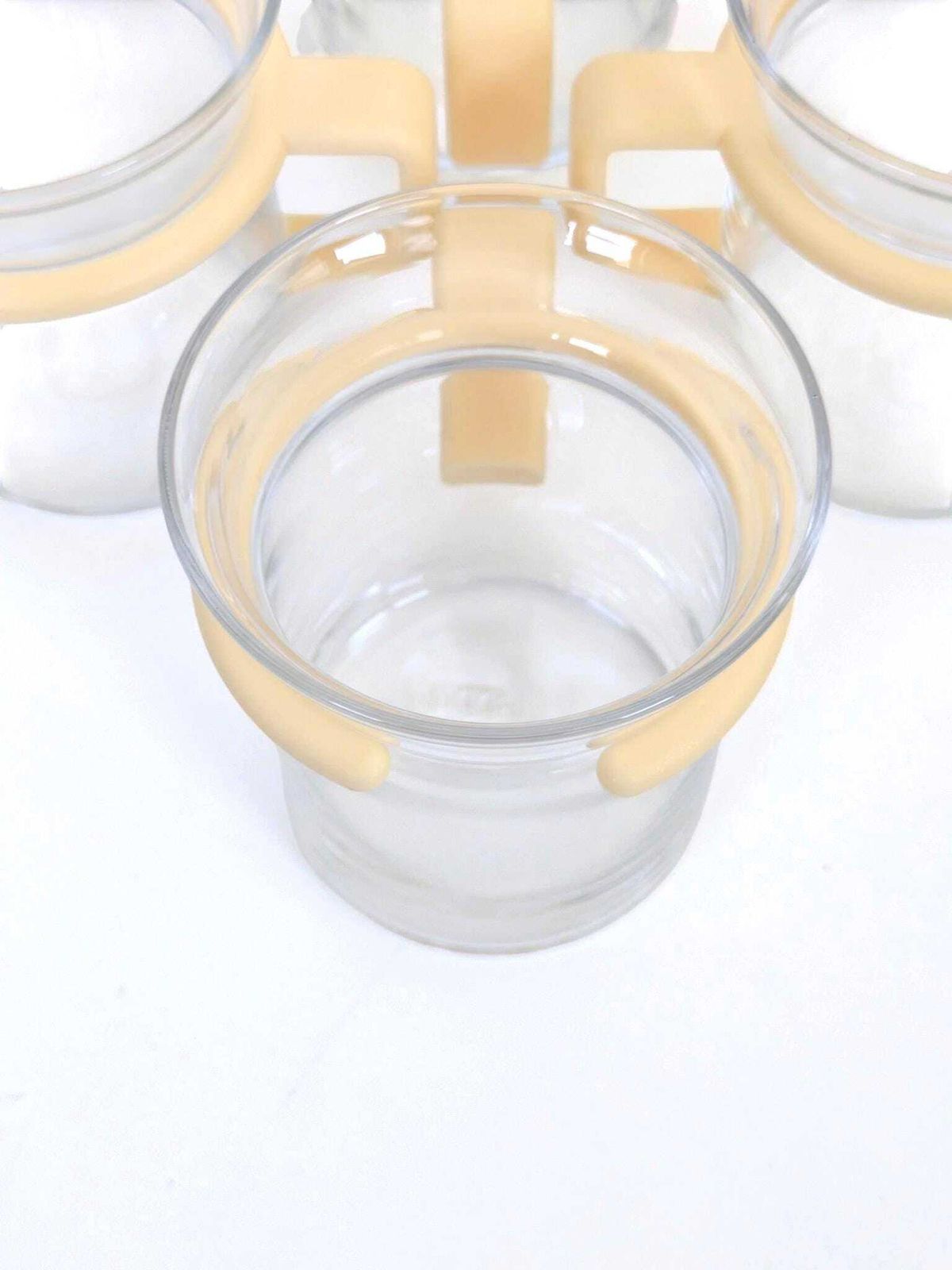 photo for sale Vintage Bodum Glass Cups Set, Carsten Jørgensen Danish Modern Tea Mugs, 1980s Design