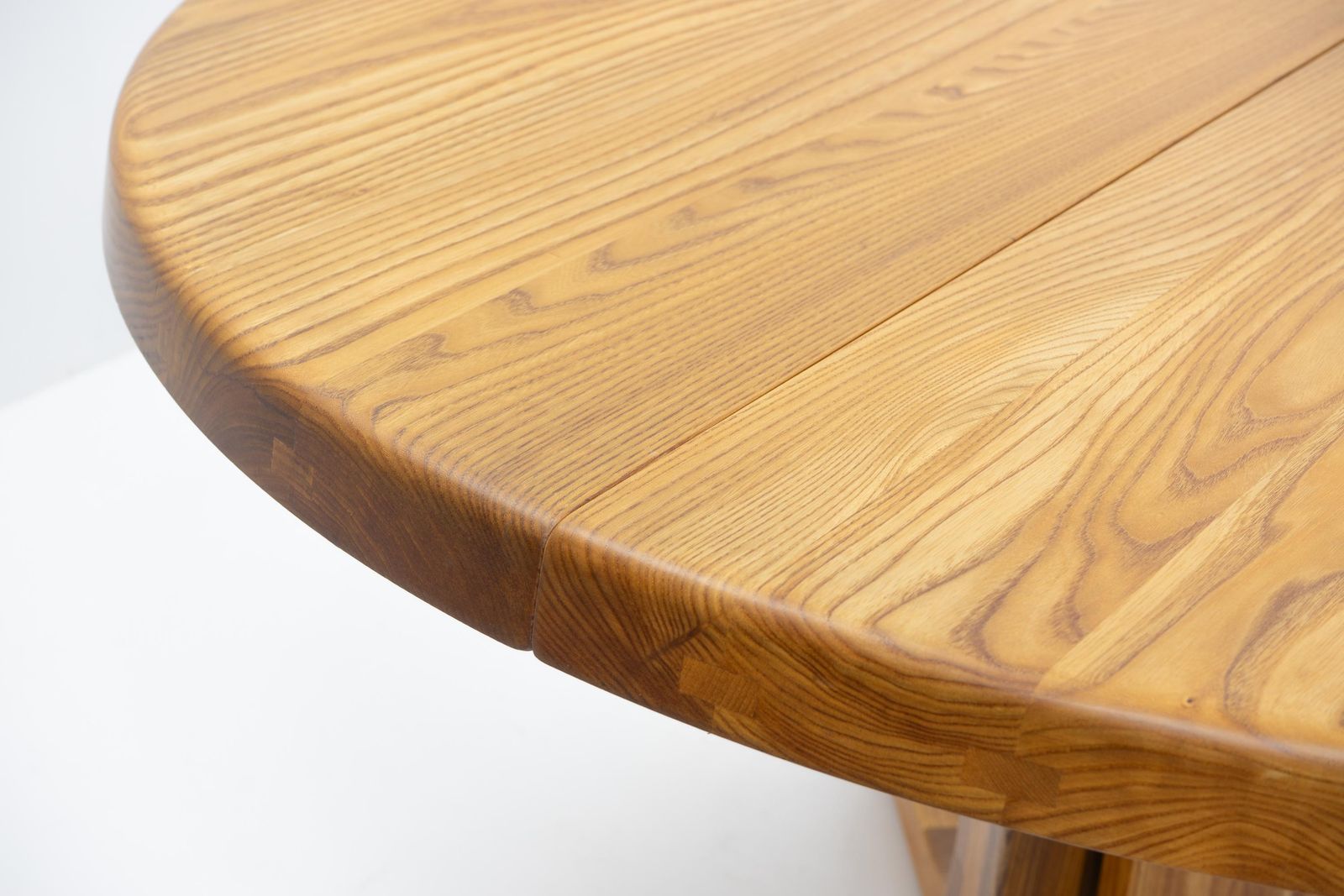 photo furniture French Design Original Pierre Chapo Extendable T40 Dining Table, 1970s