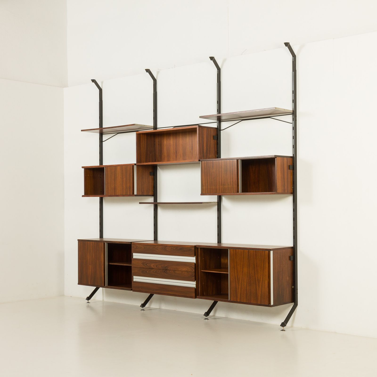 Ico Parisi Rosewood Wall Unit For Mim, Italy 1960s photo vintage