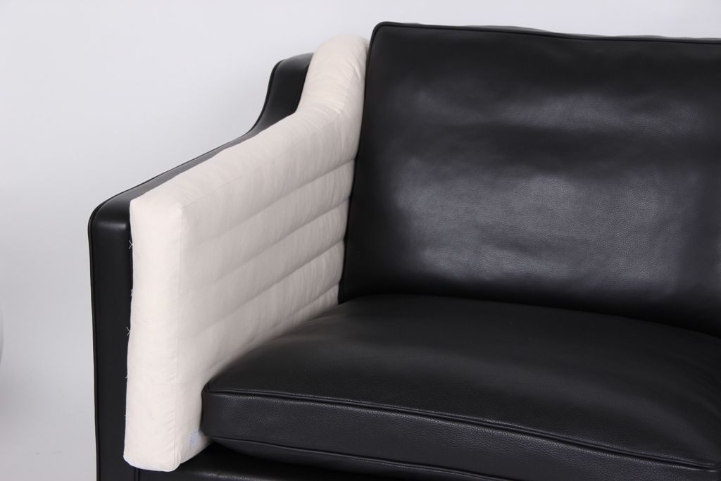Set Of 2 New Cushion Armrests For Borge Mogensen Sofa, Model Bm 2212 Or 2213. Spare Part Without Couch And Without Leather.