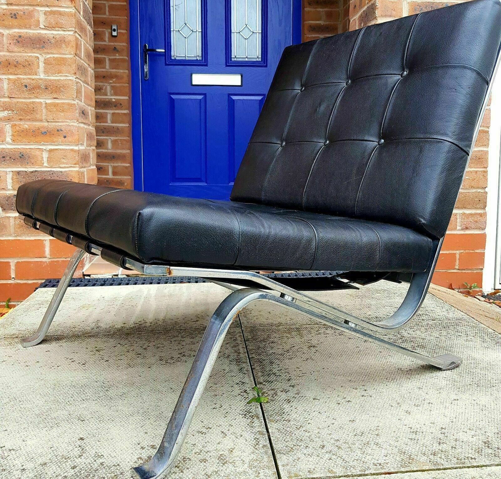 Mid Century De Sede Haussmann Rh 301 Lounge Chair Barcelona Chair photo furniture