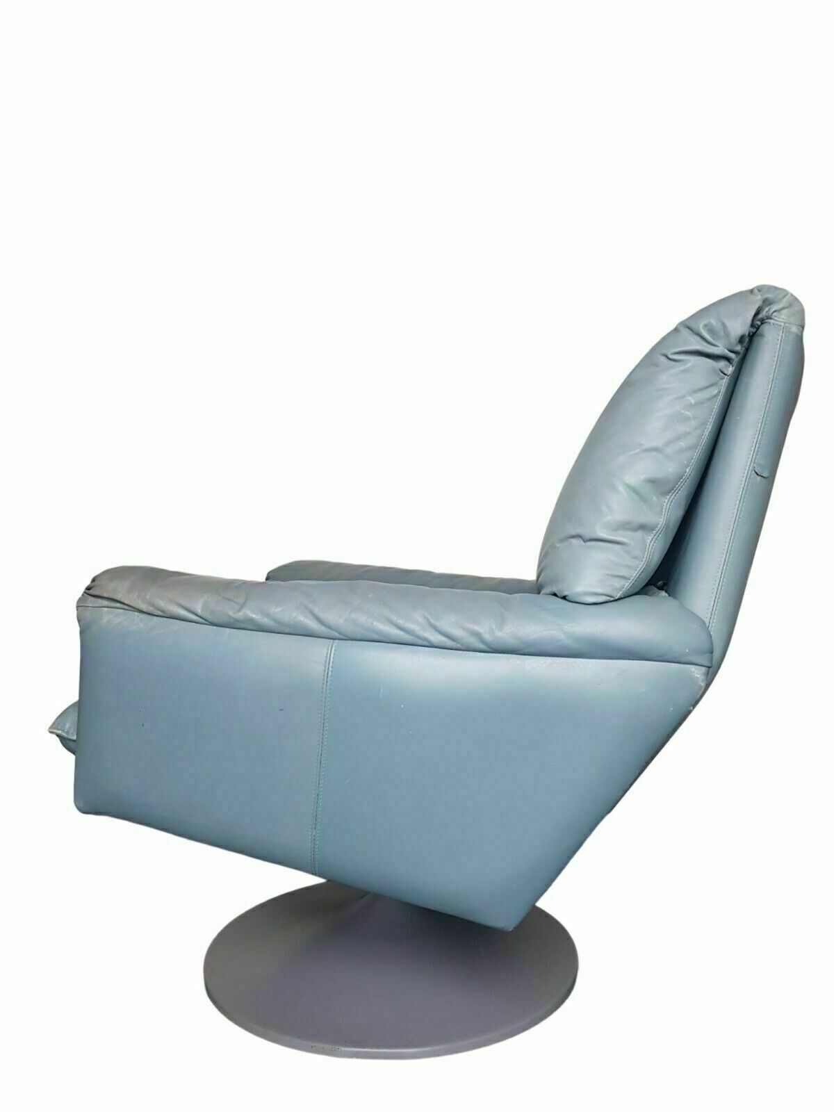 Mid Century Leather Swivel Armchair By Alex Hentoven For Leolux photo furniture