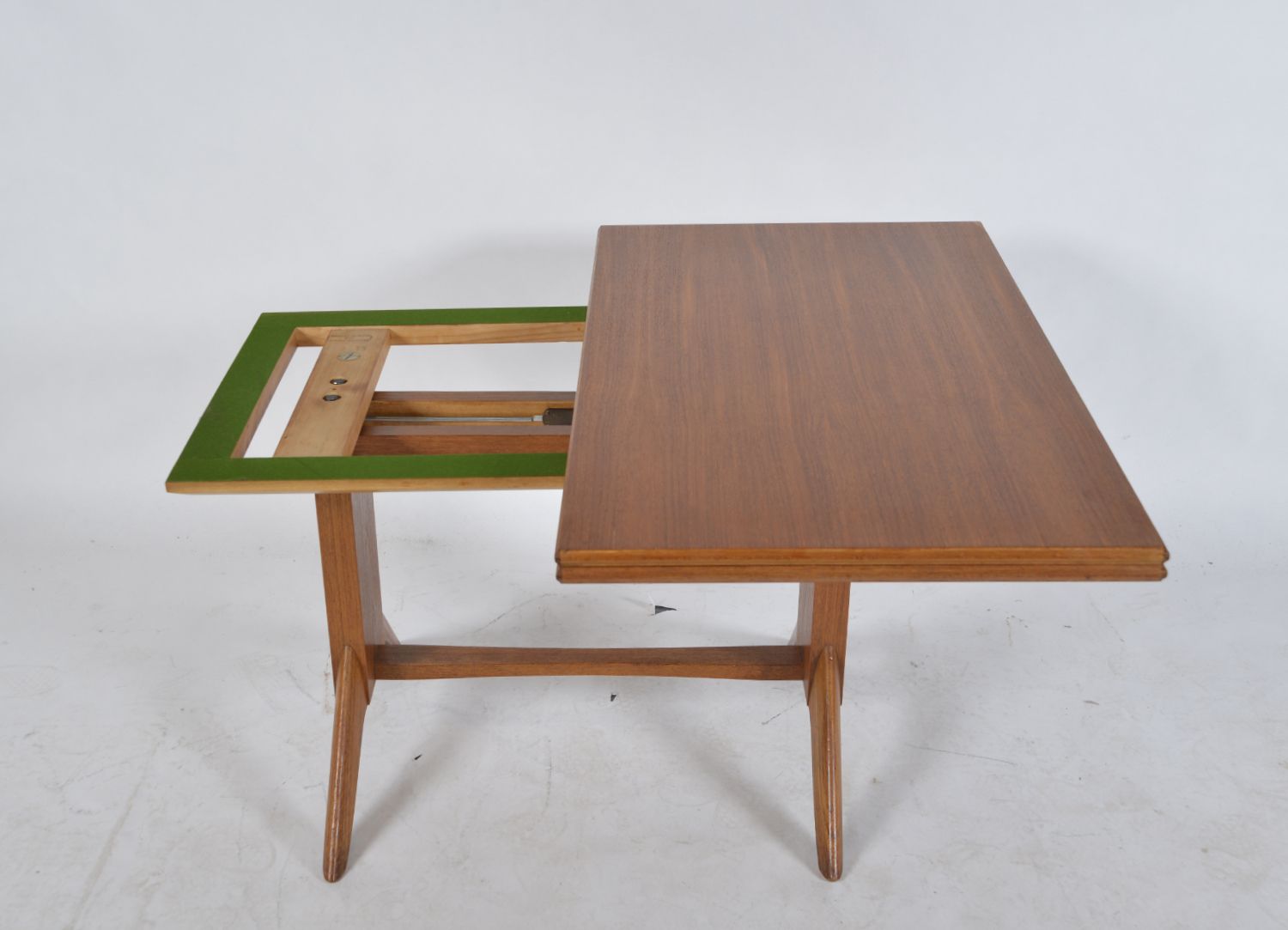 photo furniture Midcentury Teak 1950s Metamorphic Dining Coffee Table By Wilhelm Renz Germany