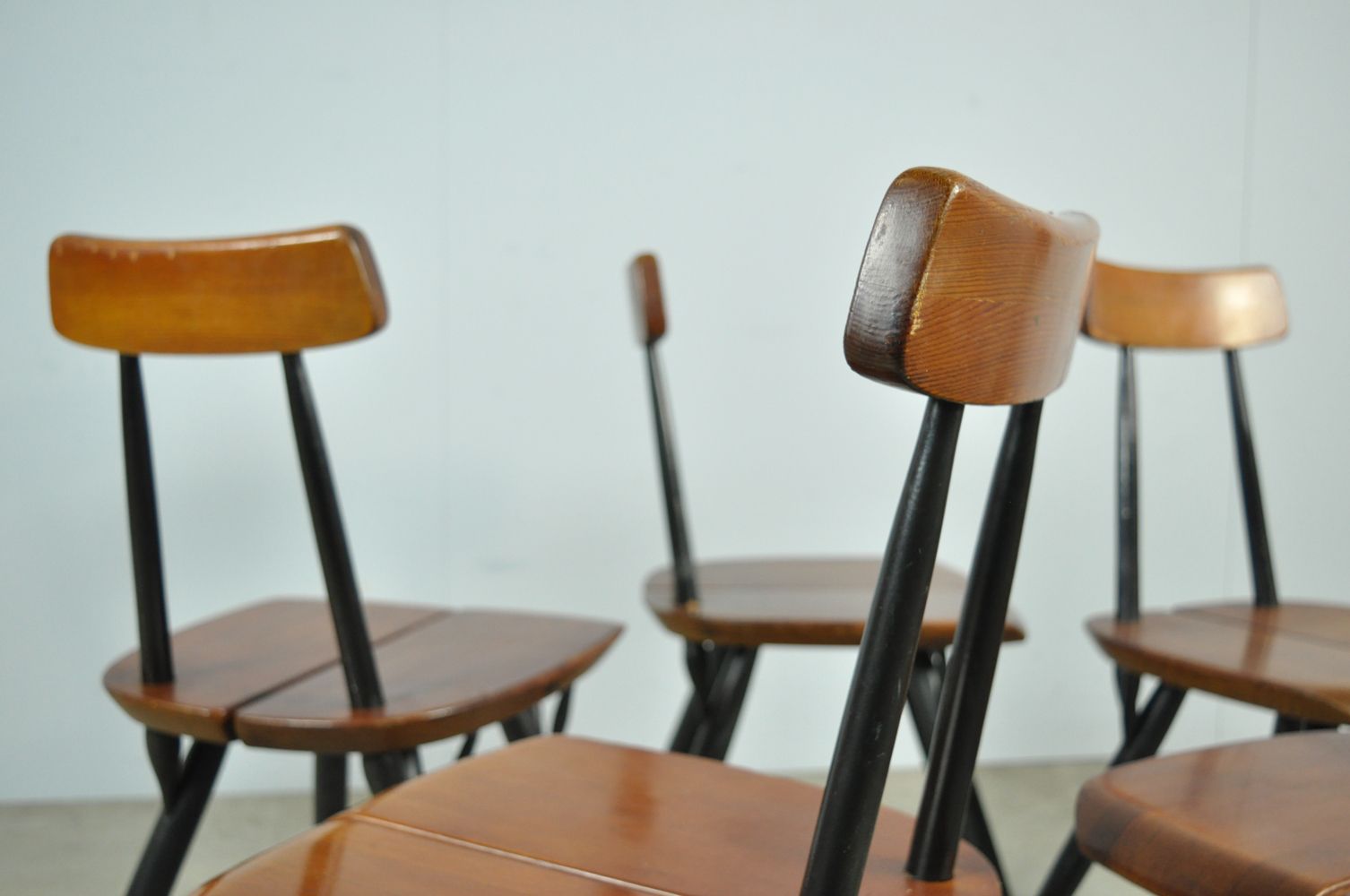 Tapiovaara Dining Table Chairs, Laukaan Puu, Finland 1950s photo for sale