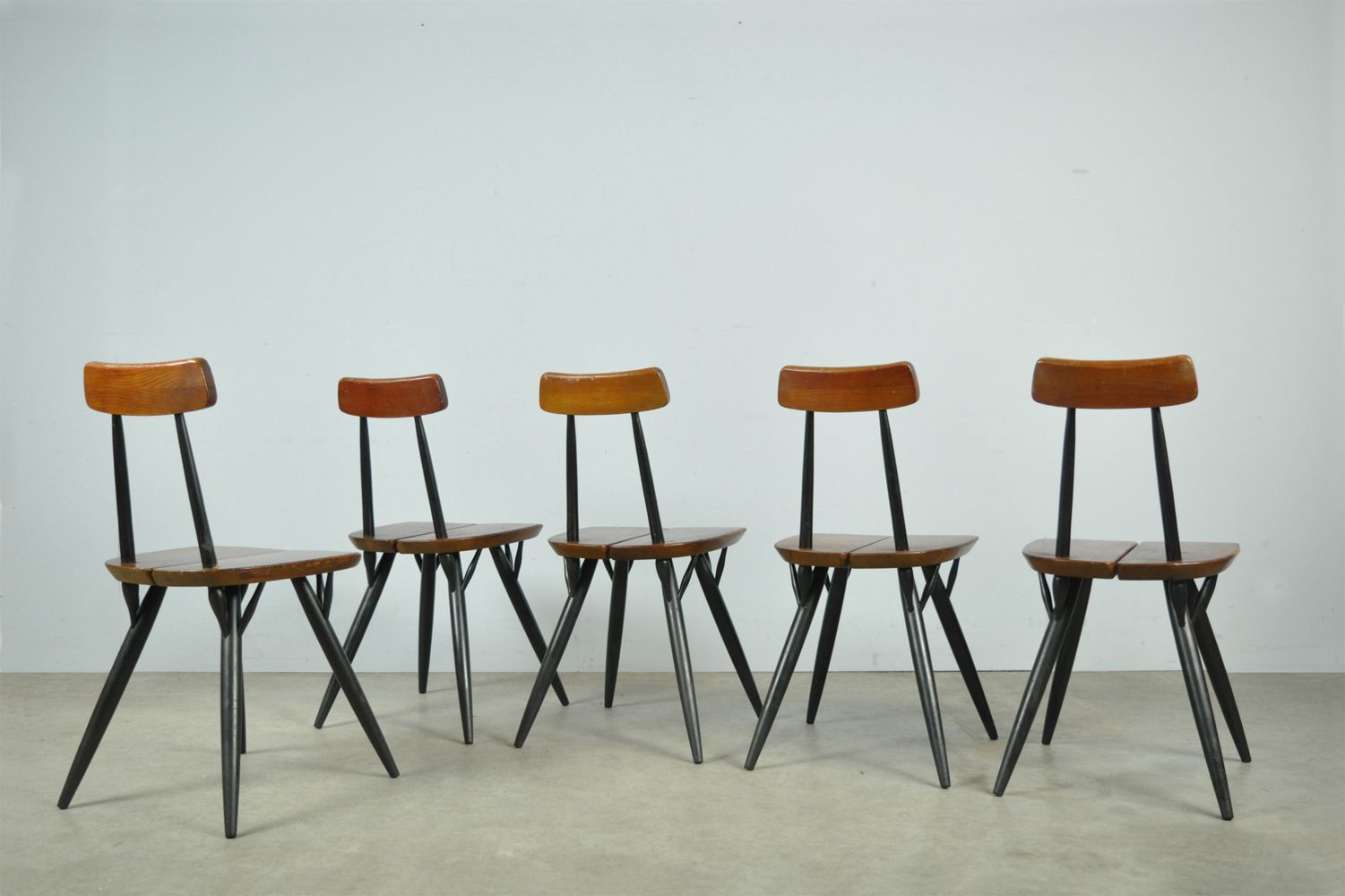 Tapiovaara Dining Table Chairs, Laukaan Puu, Finland 1950s photo vintage