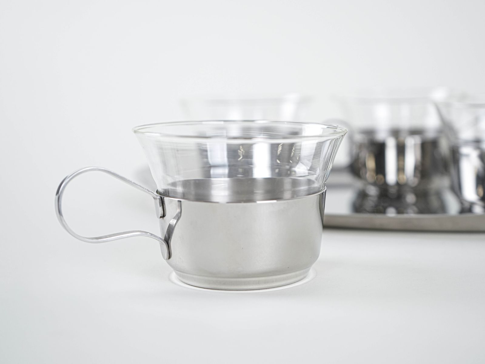 Serving Set, Italian Design, 1970s, Made In Italy photo vintage
