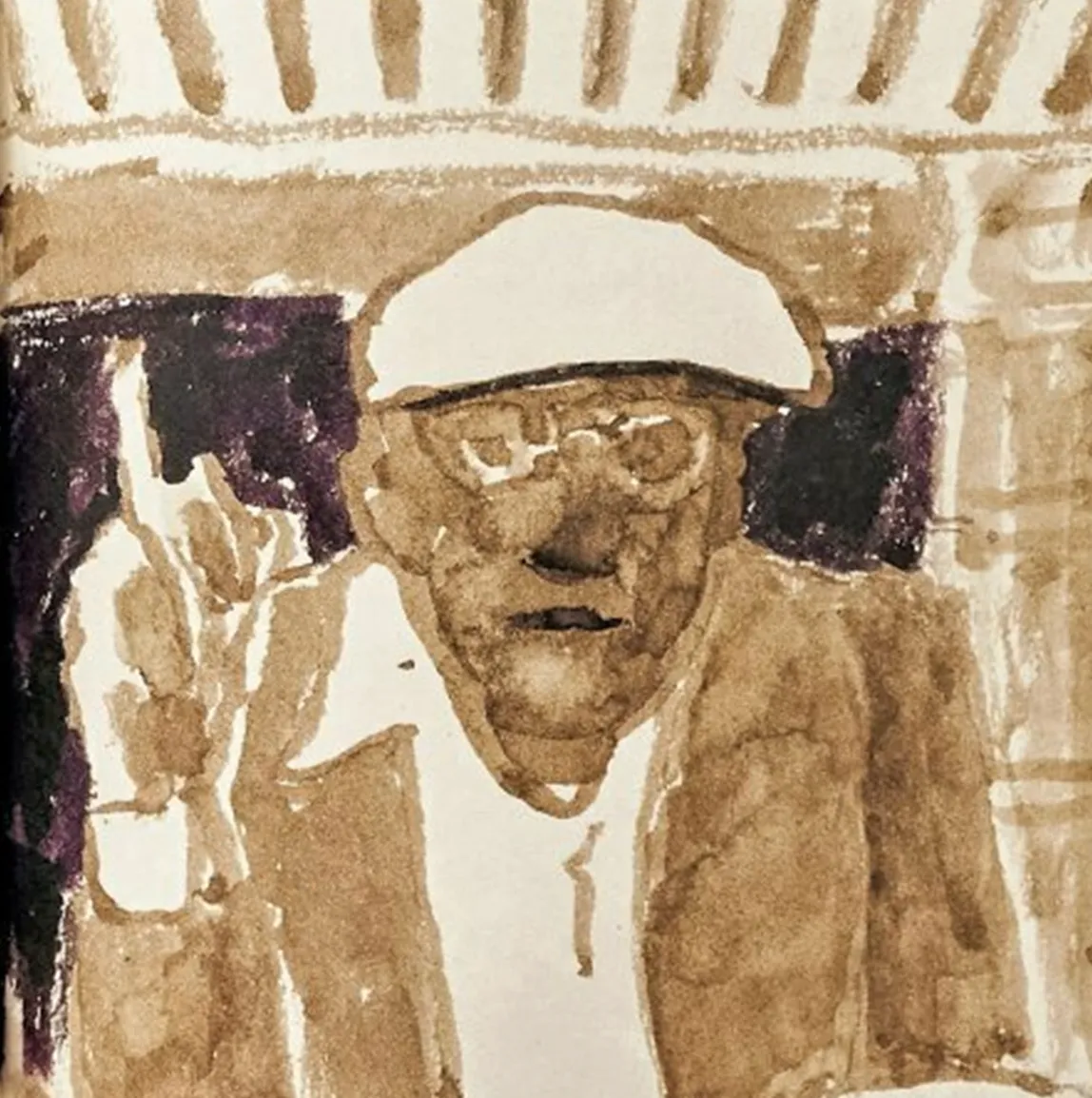 David Hockney Self Portrait In My Living Room photo furniture