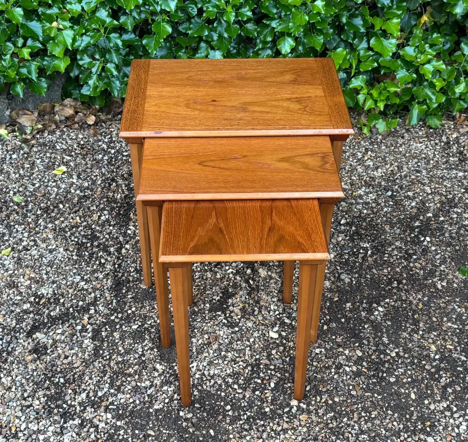 Vintage Herbert E Gibbs Nest Of Tables C.1960s photo for sale