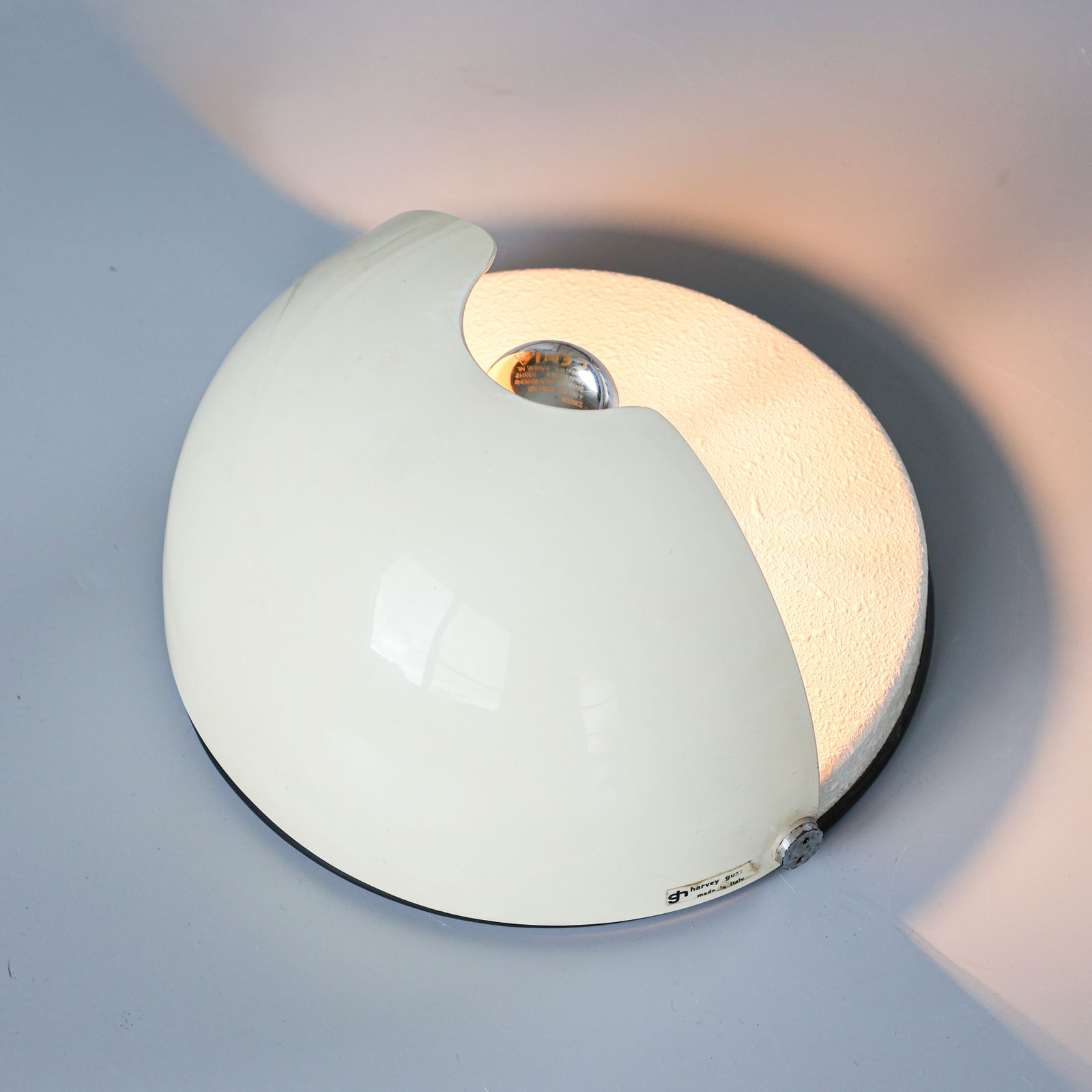 Vintage Harvey Guzzini 'Mezzanotte' Wandlamp, Jaren 1970. photo 376.0