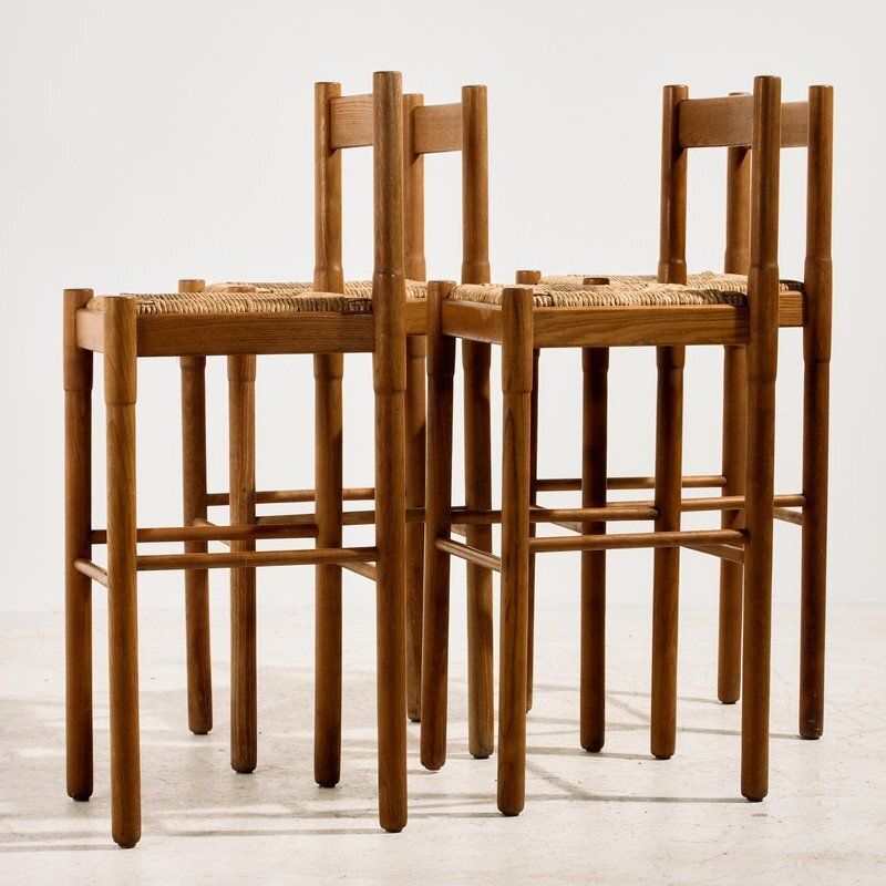 Carimate Bar Stools By Vico Magistretti For Cassina, 1960s, Set Of 4