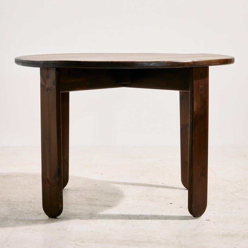 Hungarian Pine Dining Set By Mária Szedleczky, 1970s, Set Of 5 photo for sale