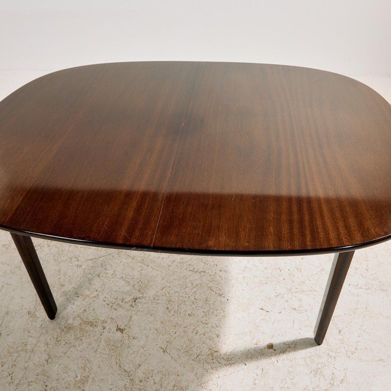 Furniture Rungstedlund Mahogany Dining Set By Ole Wanscher For Poul Jeppesen Møbelfabrik, 1960s, Set Of 8 photo