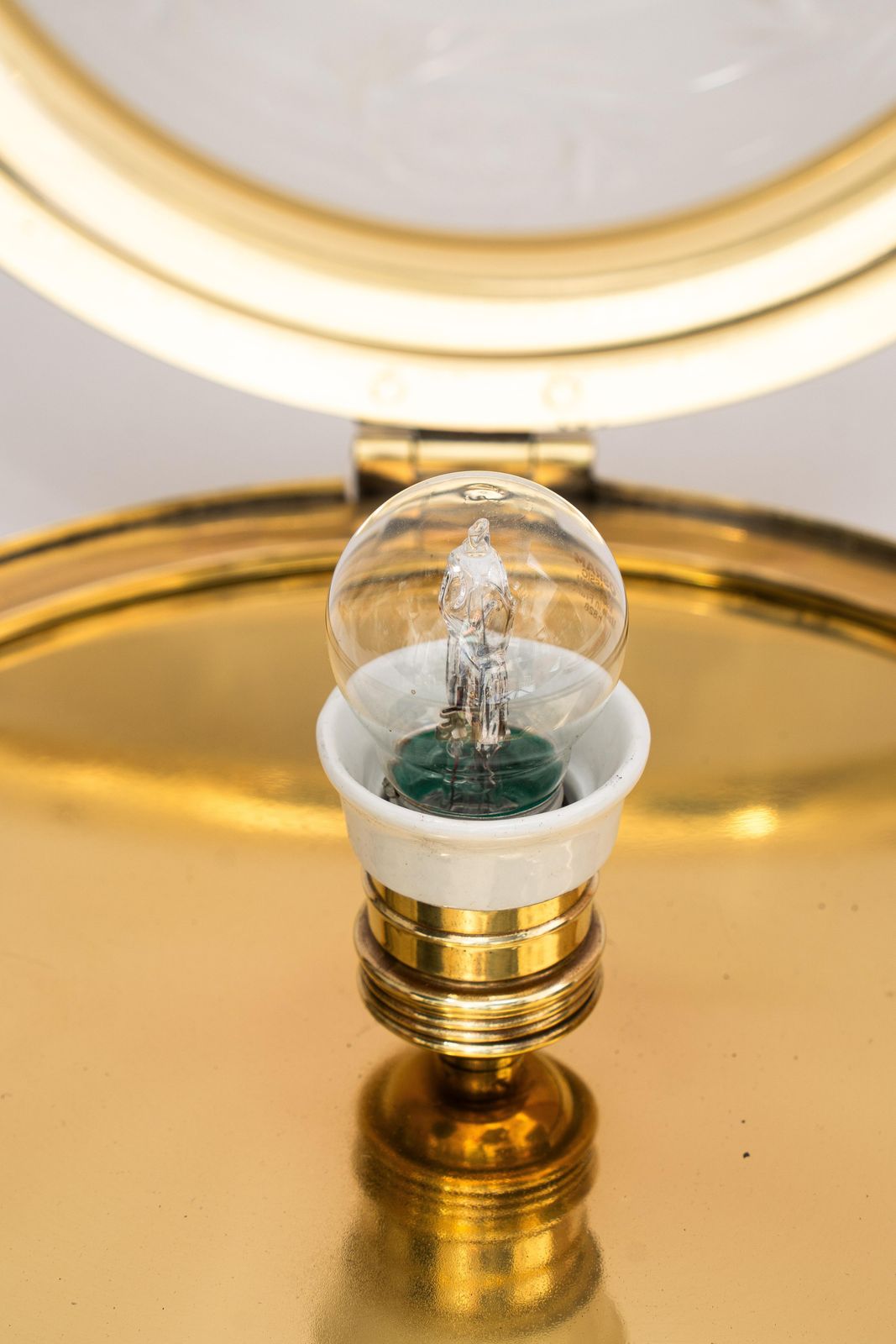 photo buy Art Deco Ceiling Lamp With Original Cut Glass Shade Vienna Around 1920s