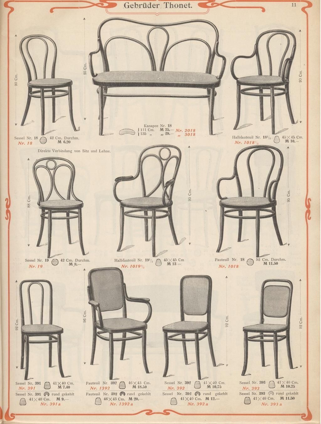 photo vinterior Bentwood "Angel Back" Armchair Nr.19 By Thonet