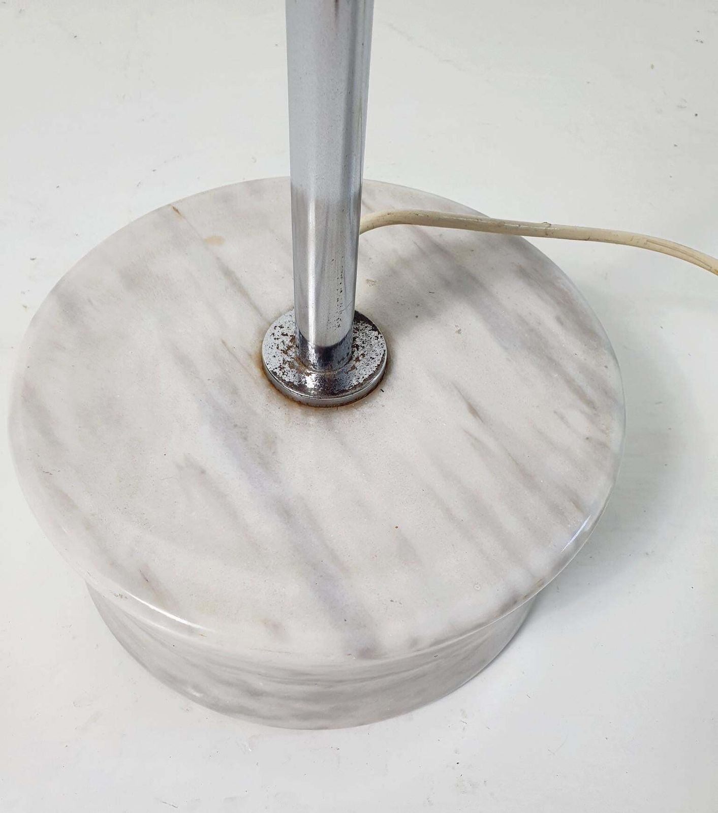 Gino Sarfatti Model 1094 Floor Lamp, Marble & Chrome, Italy 1969 photo buy