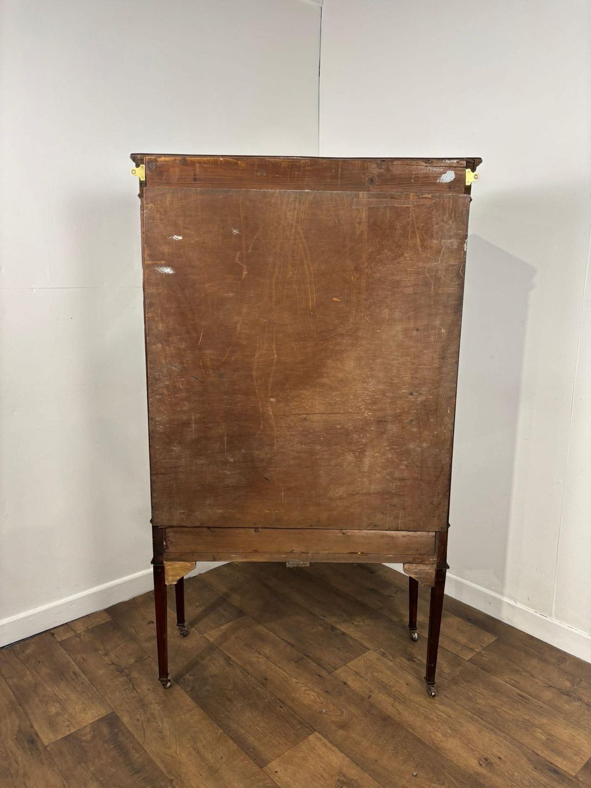 photo vinterior Edwardian Mahogany Inlaid Display Cabinet